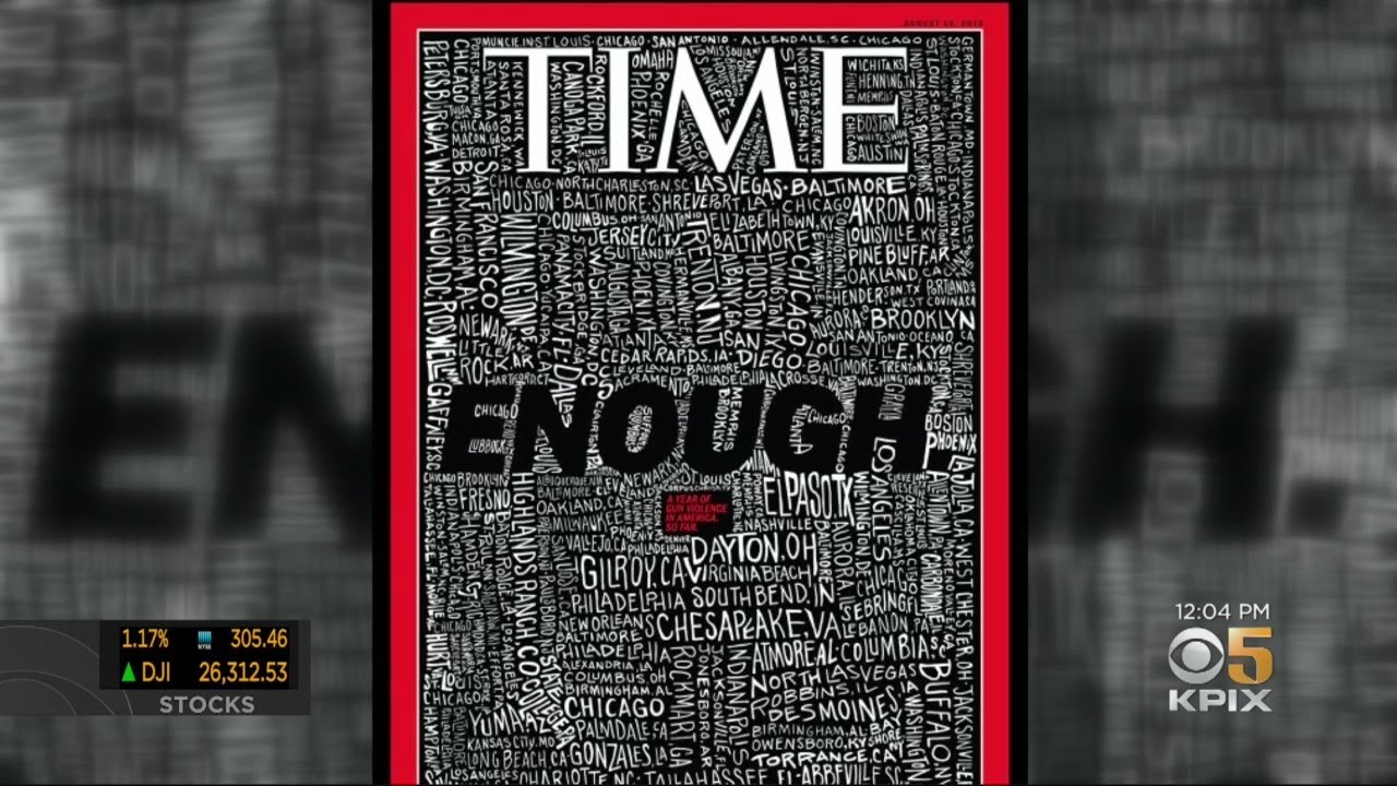 San Jose Artist Creates Scathing Time Magazine Cover On Mass Shootings This Year