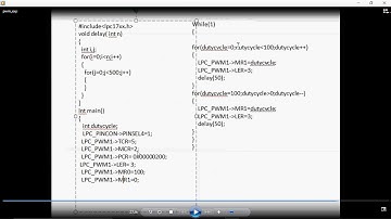 6sem Embedded controller Lab PWM simulation using proteus.