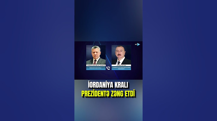 İordaniyanın Kralı Prezident İlham Əliyevə zəng edib - DETALLAR