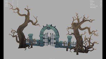Crypt Theme Set - 3d Modeling Timelapse #2
