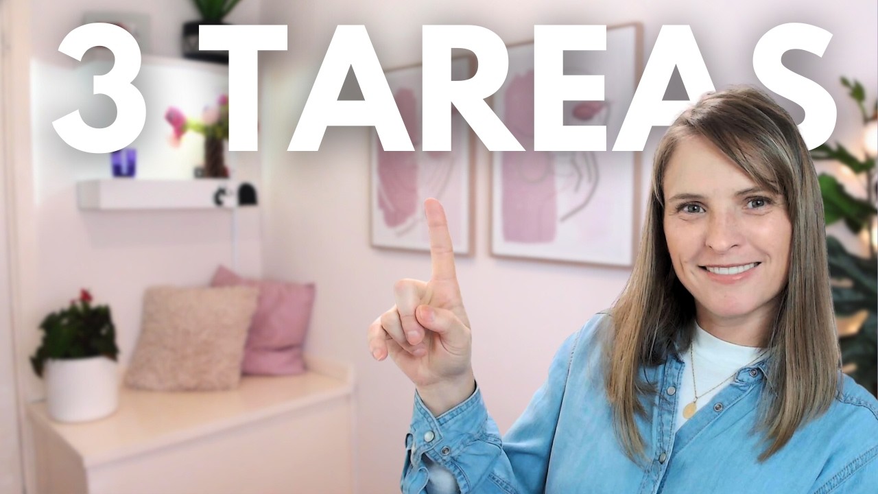 Las tres tareas PRIORITARIAS del ORDEN EN CASA