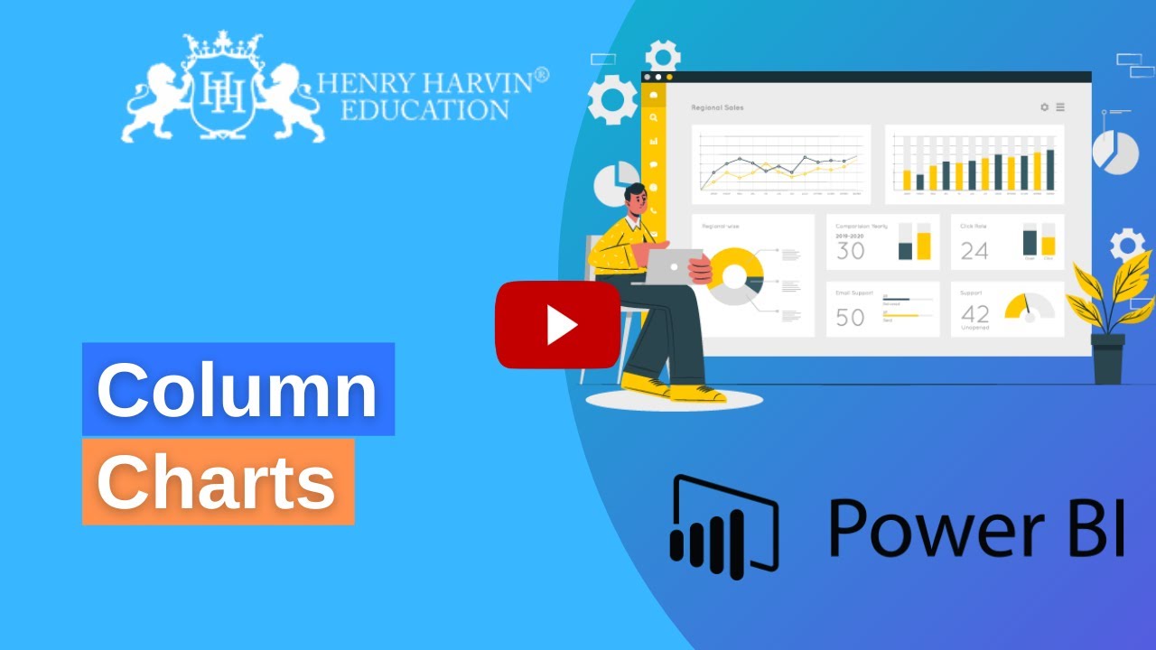 Column Chart | Best Online Power BI Course Tutorial For Beginners ...