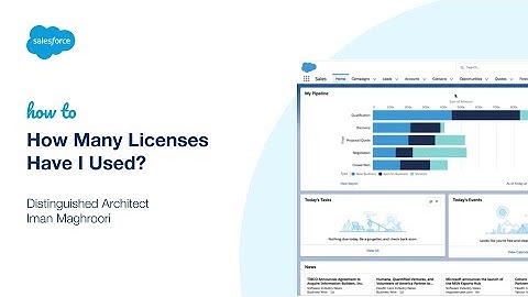 How Many Licenses Have I Used? | Salesforce