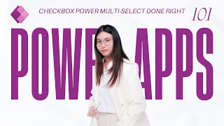 Power Apps 101 | สอนทำ Checkbox ให้เลือกได้หลายค่า