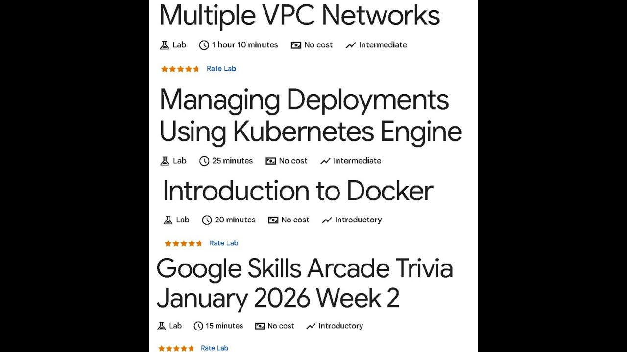 Google Cloud Arcade January Week 2 Solution 2026 || 💯 Working Solution || Complete Guide || 