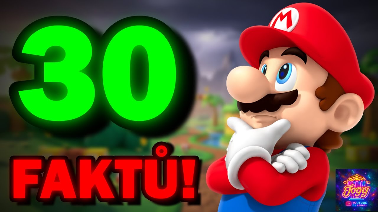 Mario byl původně ZÁPORÁK?! 30 šílených faktů
