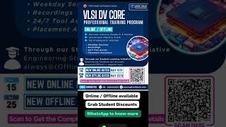 Learn VLSI Design Verification Easily! Get Core Job in 3 months #vlsi