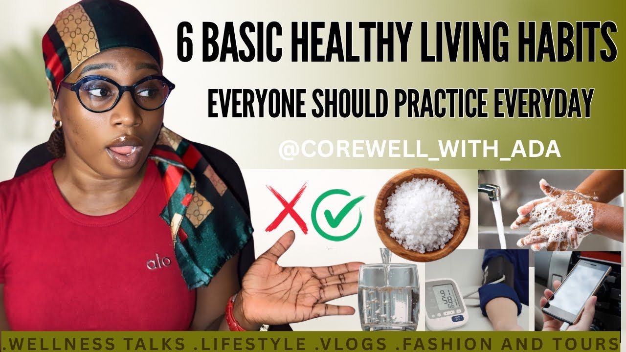 Healthy living starts with small daily habits 🤍