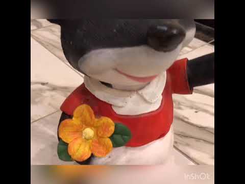 Садовая фигурка - Крот девочка