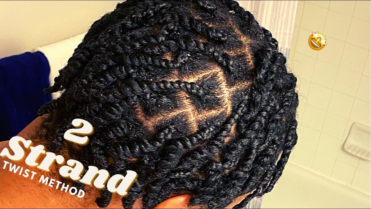 Two Strand Twist Starter Loc Method! Box Part Method🤩. 360 View! Loc ...