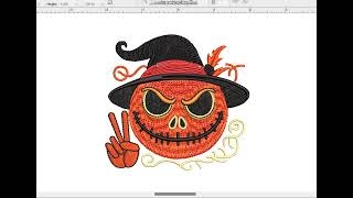 Halloween pumpkin from Etsy shop TRESOLIVIOS