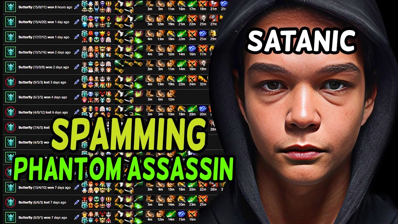 SATANIC is really SPAMMING PA in High MMR GAME 🔥