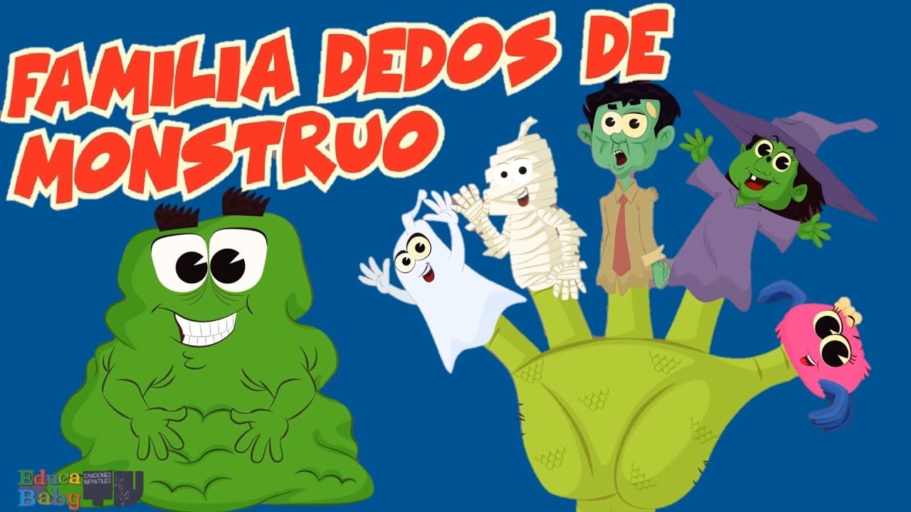 La Familia Dedo de Monstruos - Canciones Infantiles de Halloween - Canción de Día de los Muertos