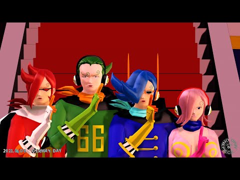 【MMDワンピ】GERMA's DAY 2021【クレイジー・ビート】