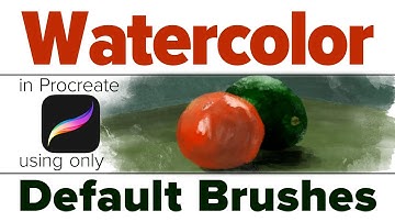 Free Watercolor Brushes: Using Procreate