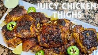 The BEST Chicken Thigh Recipe | Peruvian Inspired Chicken | Juicy Chicken Thighs