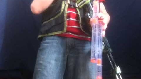 Nerf recon sniper with orange mod works unleashed stage 1 and 2