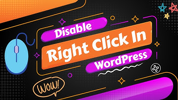 How To Disable Right Click In WordPress | WordPress Hindi Tutorial