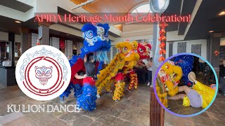 KU LION DANCE APIDA Heritage Month Celebration at Oriental Bistro Grill