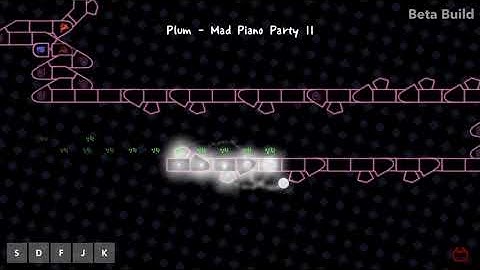 [ ADOFAI Custom Clear ] Plum - Mad Piano Party II [ Map by Ruren ]