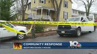 Community reacts to deadly Bedford house fire