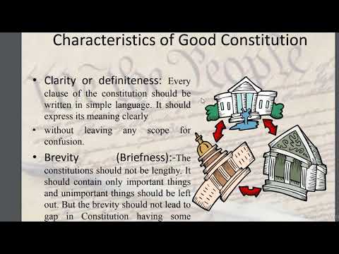 constitution definition, meaning 