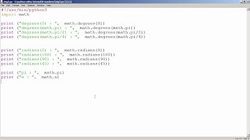 Python - Trigonometric Misc Functions