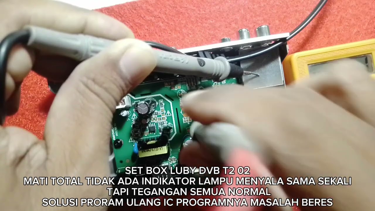 STB LUBY DVB T2-02 MATI TOTAL, PADAHAL TEGANGAN NORMAL SEMUA