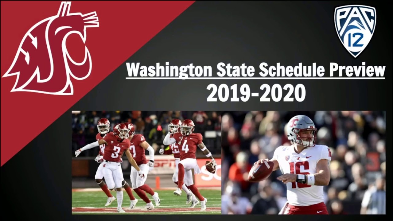 Washington State Football Schedule Preview and Predictions 2019 YouTube