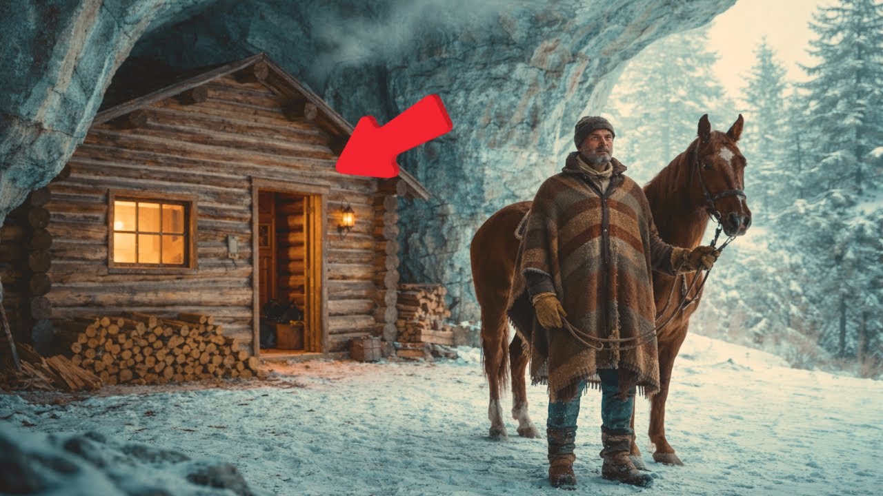 No One Believed In His Cave Cabin… Until A Five-Day Blizzard Froze The City.