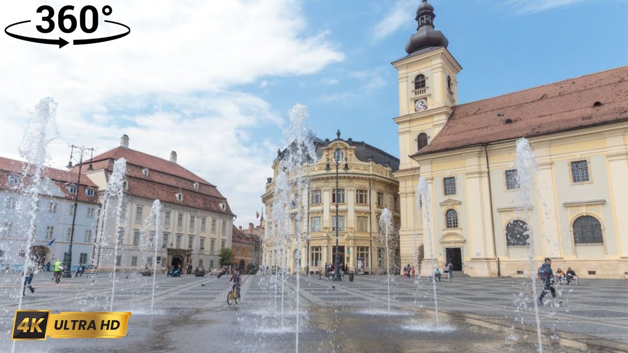 Explore Sibiu in 360 VR | Romania’s Cultural Gem. The Large Square