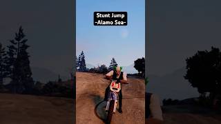 GTAV Stunt Jump - Alamo Sea #gtav #stunts #xbox #ps5 #pc #gaming #shorts #gtaonline