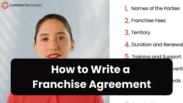 How to Write a Franchise Agreement [8 EASY steps]