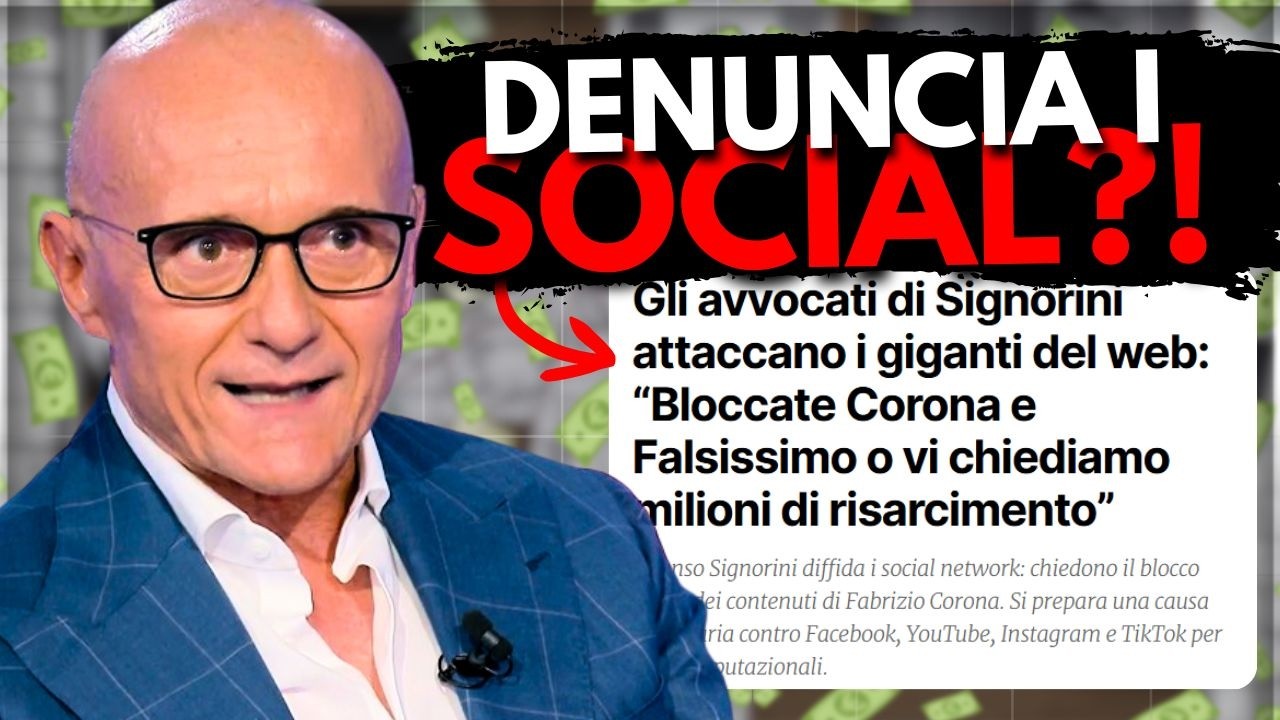 ALFONSO SIGNORINI DENUNCIA I SOCIAL?!