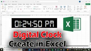 How to Create a Live Digital Clock in Excel | Step-by-Step Excel Tutorial | Digital Clock in Excel screenshot 4