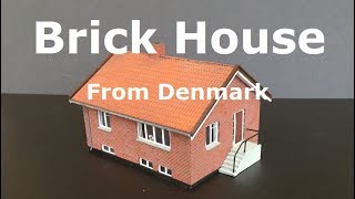 Scratch Building a Brick House from Denmark, Part 1