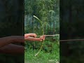 real homemade bow and arrow #shortfeed #slingshot #balloon #villagelife