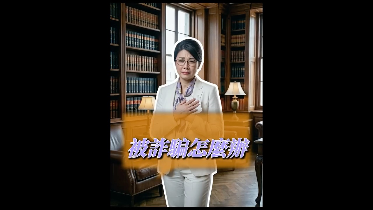 被詐騙了怎麼辦?#明冠聯合法律事務所 #陳筱霖 #被詐騙了怎麼辦 #台灣詐騙處理 #匯款被騙怎麼辦 #假投資詐騙 #假交友詐騙、#詐騙蒐證 縮圖