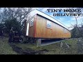 Our 16x50 Shed Tiny Home Delivered!