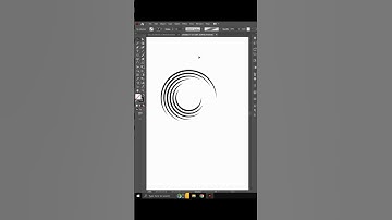Abstract Circle with Lines and Art Brush| #illustratortips #illustratortutorial