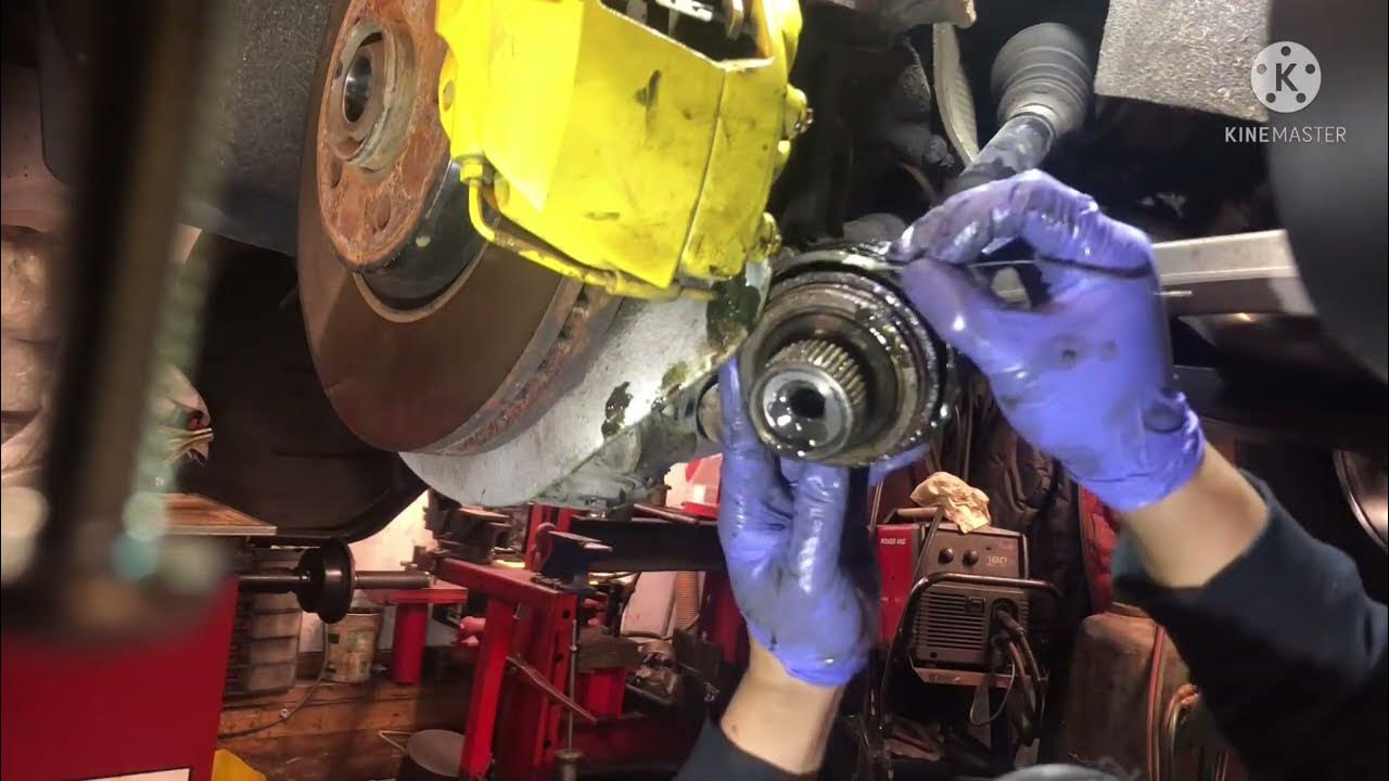 Audi Q5 Cv Boot Replacement easy way out YouTube