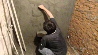 泥作工程現場-泥作師傅如何上粗胚打底? 泥作工程現場-泥作師傅如何上粗胚打底?