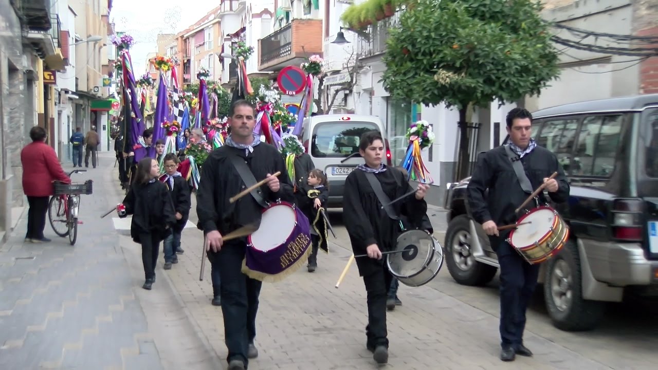 Banderas de Ánimas en el Carnaval de Malagón