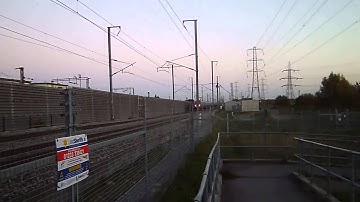 Southeastern High Speed Class 395 Javelin Speeding Pass Rainham For Sandwich and Ramsgate 28/10/14