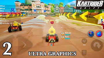 KARTRIDER: DRIFT | iOS | BETA | Ultra Graphics | Gameplay Part 2