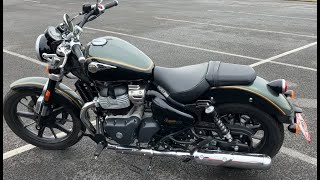 Royal Enfield Super Meteor 650  Walk Around and Short Ride Out