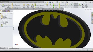SolidWorks Tutorial 8 : Batman Logo ( Débutant )