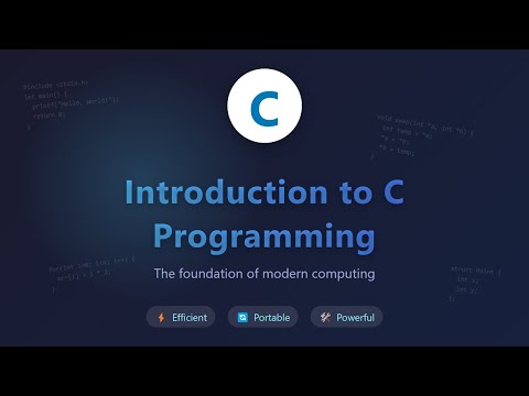 C Programming Tutorial for Beginners: Introduction to C Language
