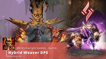 Guild Wars 2 - Raid gameplay Wing 6 Qadim - Hybrid Weaver DPS (EN/TH sub)
