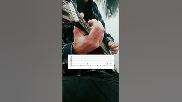 Thumbnail of Radiohead | Paranoid Android guitar riff tab #radiohead